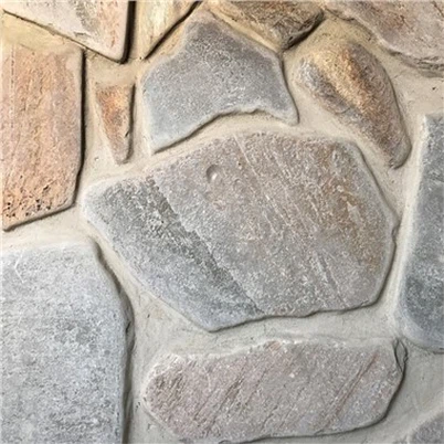 Veltuð rjómalöguð Slate Spónn óregluleg lögun JRSR-014